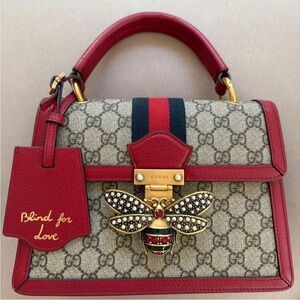 Gucci Red and Beige Women's Bag